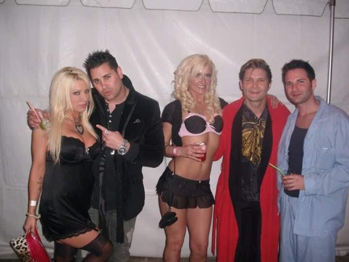 Mansion party with celebrities